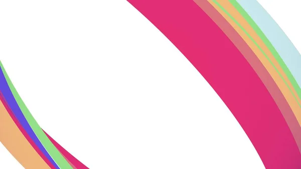 Weiche Farben flach diagonal Rahmen geschwungene Süßigkeiten Linie abstrakte Form Illustration Hintergrund neue Qualität universell bunt fröhlich Stock Bild — Stockfoto