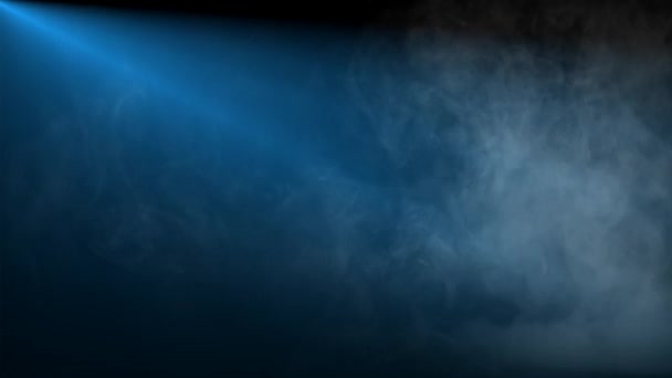 Πολύχρωμο πλευρά διαγώνιο φως spot και κάπνισμα σύννεφο λαμπερό κινούμενα σχέδια φόντο νέα ποιότητα φυσικό φωτισμό ακτίνες φωτός αποτέλεσμα δυναμική πολύχρωμο φωτεινό 4K βίντεο μετοχή — Αρχείο Βίντεο