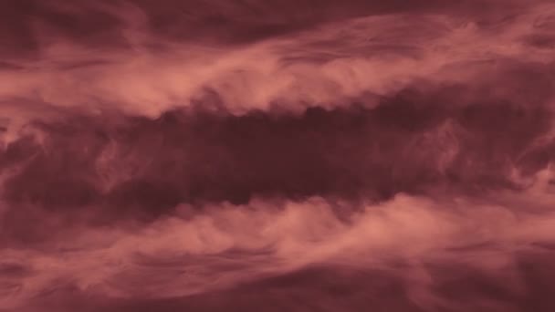 Couleur naturelle symétrique fumée nuage turbulence abstrait animation arrière-plan nouvelle qualité coloré cool art agréable vacances 4k stock vidéo — Video