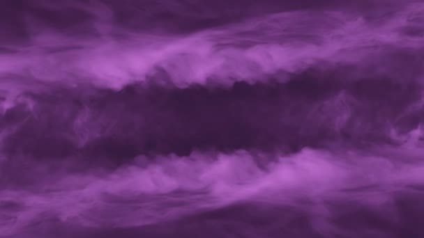 Naturale colorato simmetrico fumo nube turbolenza astratto animazione sfondo nuova qualità colorato fresco arte bella vacanza 4k stock video filmato — Video Stock