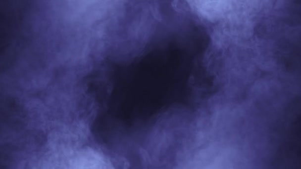 Natural coloreado simétrico humo nube turbulencia abstracto animación fondo nueva calidad colorido fresco arte agradable vacaciones 4k archivo de vídeo — Vídeos de Stock