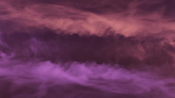 Natuurlijke gekleurde symmetrische rookwolk turbulentie abstracte animatie achtergrond nieuwe kwaliteit kleurrijke coole kunst mooie vakantie 4k stockvideo beelden — Stockvideo