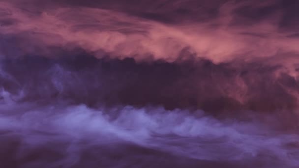 Natural colored symmetrical smoke cloud turbulence abstract animation background new quality colorful cool art nice holiday 4k stock video footage — Stock Video