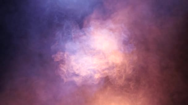 Natural colored symmetrical smoke cloud turbulence abstract animation background new quality colorful cool art nice holiday 4k stock video footage — Stock Video