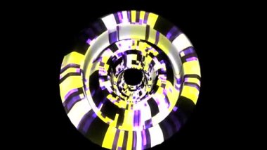 Siber hareket grafik animasyon arka plan yeni kalite techno tarzı serin güzel güzel 4k stok video görüntüleri parlak dijital dalgalar darbe