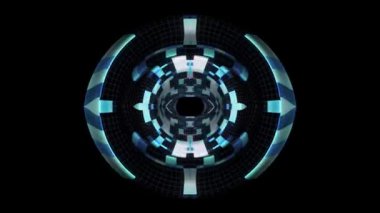 Parlak dijital dalgalar siber hareketli grafik animasyon arka plan yeni kalite techno tarzı serin güzel güzel 4k stok video görüntüleri göz darbe