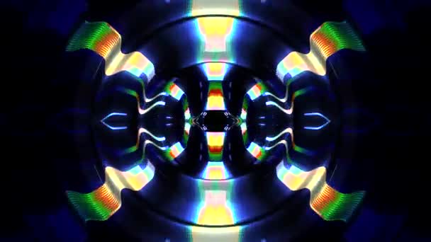 Glanzende digitale golven Pulse Eye in cyberspace motion graphics animatie achtergrond nieuwe kwaliteit techno stijl cool mooie mooie 4k stockvideo beelden — Stockvideo