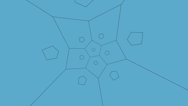 Διακοσμητικό Καλειδοσκόπιο κινούμενο αστέρι σχήμα μοτίβο κινούμενα σχέδια φόντο απρόσκοπτη βρόχο νέα ποιότητα ρετρό vintage διακοπών σχήμα πολύχρωμο καθολική κίνηση δυναμική κινούμενη χαρούμενη μουσική 4K βίντεο — Αρχείο Βίντεο