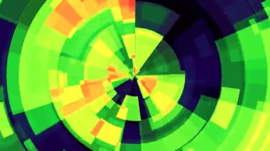 soyut renk hareketli daire blok arka plan dikişsiz döngü animasyon Yeni kalite evrensel hareket dinamik animasyonteknolojik renkli neşeli dans müzik video 4k stok görüntüleri