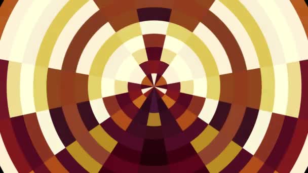 Abstracto color movimiento círculo píxel bloque fondo sin costuras bucle animación nueva calidad universal movimiento dinámico animado tecnológico colorido alegre danza música video 4k archivo — Vídeos de Stock