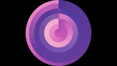 soyut renk hareketli daire piksel blok arka plan dikişsiz döngü animasyon Yeni kalite evrensel hareket dinamik animasyonlu teknolojik renkli neşeli dans müzik video 4k stok görüntüleri