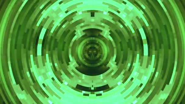 Abstract colorful moving circle pixel blocks background animation New quality universal motion dynamic animated technological colorful joyful dance music video 4k stock footage — Stock Video