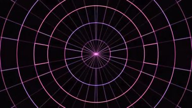 neon hareketli daire ızgara blokları arka plan animasyon Yeni kalite evrensel hareket dinamik animasyonteknolojik renkli neşeli dans müzik video 4k stok görüntüleri