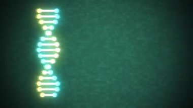 gürültülü ekranda dönen glitched parlak Dna spiral molekülsorunsuz döngü animasyon arka plan yeni kalite güzel doğal sağlık serin güzel stok 4k video görüntüleri