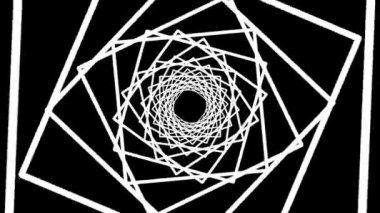 soyut retro net kare tünel yavaş hareket uçuş çizim hareket grafik animasyon arka plan yeni kalite vintage tarzı serin güzel güzel 4k 60p stok video görüntüleri