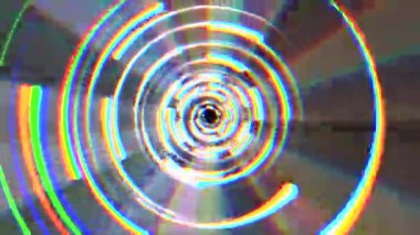 parlak gökkuşağı renk aksaklığı dönen çizgiler arka plan animasyon yeni kalite evrensel hareket dinamik animasyonlu teknolojik renkli neşeli dans müzik video 4k 60p stok video görüntüleri düşer