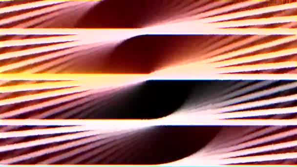 Abstrato linhas de néon luzes girando sem costura loop movimento gráficos animação fundo nova qualidade techno estilo colorido legal bonito 4k stock vídeo footage — Vídeo de Stock