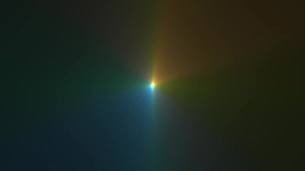 Abstrakte Hintergrund glänzend Regenbogenlichter rotierenden nahtlosen Schleife Bewegung Grafik Animation neue Qualität Techno Retro Vintage-Stil bunt cool schön 4k 60p Stock Videomaterial — Stockvideo