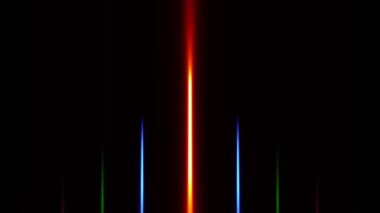 logo animasyon yeni kalite retro vintage tarzı renkli serin güzel güzel 4k 60p stok video görüntüleri için neon eğik çizgi ışıkları hareket grafik