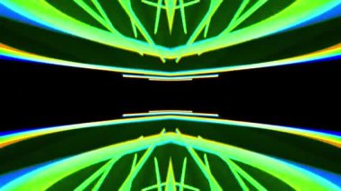 soyut neon ışıkları dönen sorunsuz döngü hareket grafik animasyon arka plan yeni kalite techno tarzı renkli serin güzel güzel 4k stok video görüntüleri