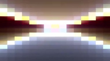 sorunsuz döngü animasyon arka plan yeni kalite evrensel hareket dinamik animasyon retro vintage renkli neşeli dans müzik video görüntüleri hareket soyut piksel blok