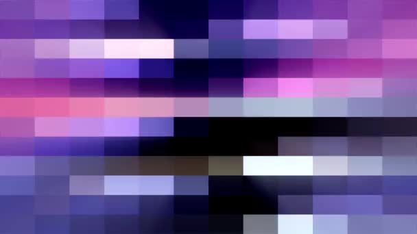 Blok van de abstracte pixel verplaatsen van naadloze loops animatie achtergrond nieuwe kwaliteit universele beweging dynamische geanimeerde retro vintage kleurrijke vrolijke dans muziek video beelden — Stockvideo