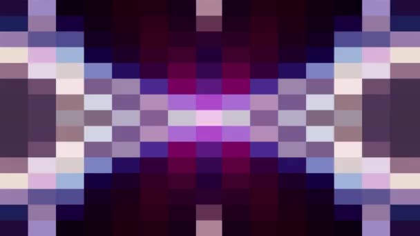 Abstrakte Pixelblock Bewegung nahtlose Schleife Animation Hintergrund neue Qualität universelle Bewegung dynamisch animierte retro vintage bunt fröhlich Tanz Musik Videomaterial — Stockvideo