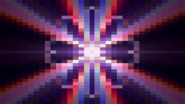 sorunsuz döngü animasyon arka plan yeni kalite evrensel hareket dinamik animasyon retro vintage renkli neşeli dans müzik video görüntüleri hareket soyut piksel blok