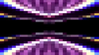 sorunsuz döngü animasyon arka plan yeni kalite evrensel hareket dinamik animasyon retro vintage renkli neşeli dans müzik video görüntüleri hareket soyut piksel blok