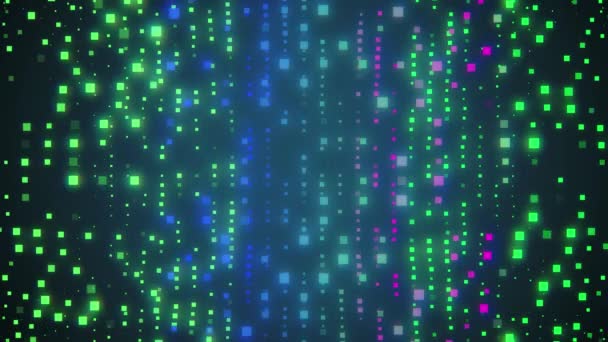 brillant scintillant clignotant rotatif étoiles mur d'animation fond Nouvelle qualité mouvement universel dynamique animé coloré joyeux vacances musique 4k stock vidéo 