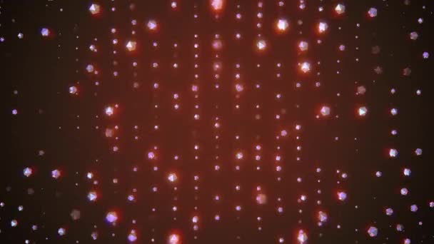 Много блестящих кристаллов случайное вращение выцветание в цветовом пространстве анимации гламурный фон новое качество универсальное движение динамика анимированные красочные радостные прохладные 4k видео — стоковое видео