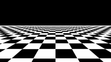 sorunsuz checkboard 90s tarzı düz çekim döngü hareket grafik animasyon arka plan yeni kalite vintage tarzı serin güzel 4k stok video görüntüleri üzerinde uçuş