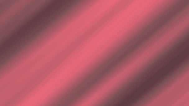 Abstrait doux corail rouge couleur lent rotation lignes fond Nouvelle qualité mouvement universel dynamique animé coloré joyeux musique 4k stock vidéo — Video