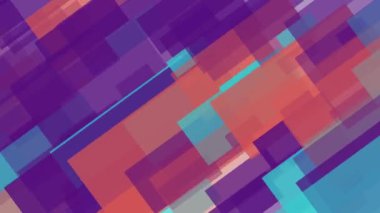 soyut renkli yavaş döner dikdörtgenler arka plan Yeni kalite evrensel hareket dinamik animasyonlu renkli neşeli müzik 4k stok video görüntüleri