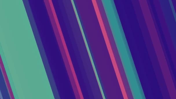 Abstrait coloré lent rotatif forme lignes fond Nouvelle qualité mouvement universel dynamique animé coloré joyeux musique 4k stock vidéo — Video