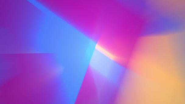 Abstract background shiny rainbow lights rotating seamless loop motion graphics animation new quality techno retro vintage style colorful cool nice beautiful 4k 60p stock video footage — Stock Video