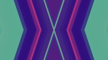 Süslü renkli hareketli şekil animasyonu arka plan Kaliteli eski moda tatil şekli renkli evrensel hareket dinamik hareketli neşeli animasyon 4k video görüntüleri