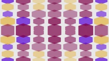 Süslü renkli hareketli şekil animasyonu arka plan Kaliteli eski moda tatil şekli renkli evrensel hareket dinamik hareketli neşeli animasyon 4k video görüntüleri