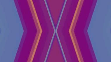 Süslü renkli hareketli şekil animasyonu arka plan Kaliteli eski moda tatil şekli renkli evrensel hareket dinamik hareketli neşeli animasyon 4k video görüntüleri