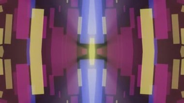 soyut arkaplan parlak gökkuşağı ışıkları dikdörtgen hareketli grafikler animasyon yeni kalite tekno antika eski tarz renkli güzel güzel 4K 60p stok video görüntüleri