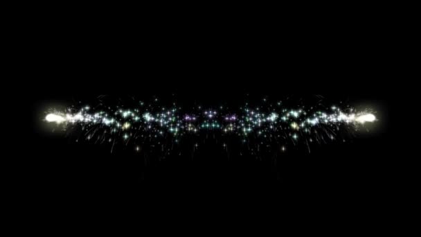 écran de boulon de wisp magique superposition de particules colorées graphiques de mouvement bouclables pour logo animation fond nouvelle qualité coloré cool belle vidéo de stock 4k 