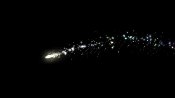 écran de boulon de wisp magique superposition de particules colorées graphiques de mouvement bouclables pour logo animation fond nouvelle qualité coloré cool belle vidéo de stock 4k 