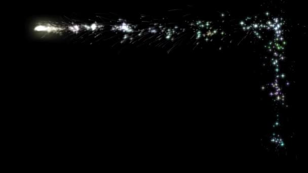 Magic Wisp Bolt superposition rectangle cadre couleur particule loopable motion graphiques pour logo animation fond nouvelle qualité coloré cool belle 4k stock vidéo 