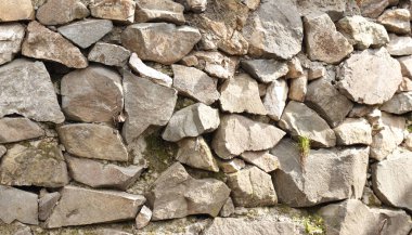 Taş duvar dokusu.