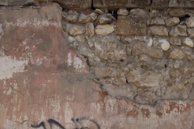 alçı ile duvar. Doku