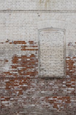 Kırmızı tuğla. Doku duvar.