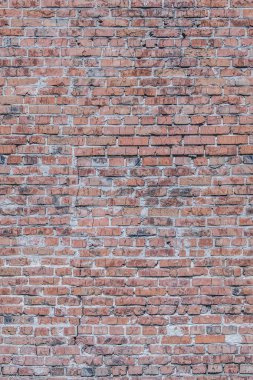 Kırmızı tuğla. Doku duvar.
