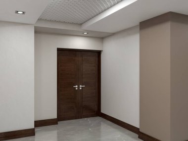 kamu iç 3D render