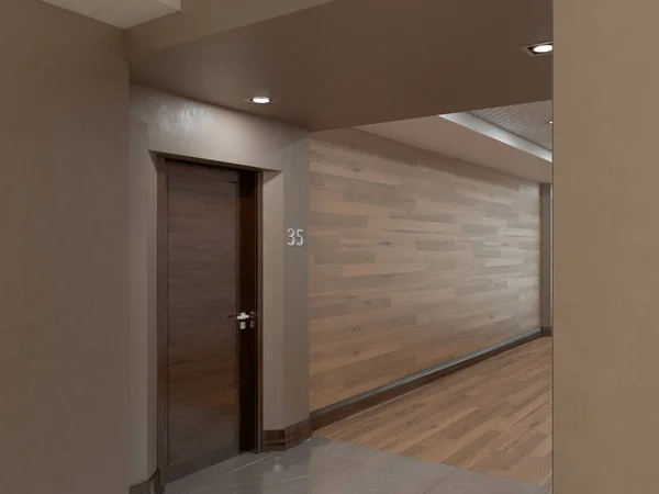 kamu iç 3D render