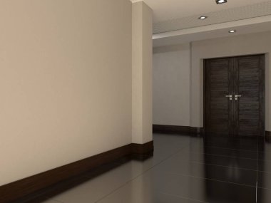 kamu iç 3D render